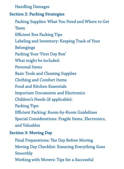 NEW! The Moving Guide: Organizing for a Smooth Transition